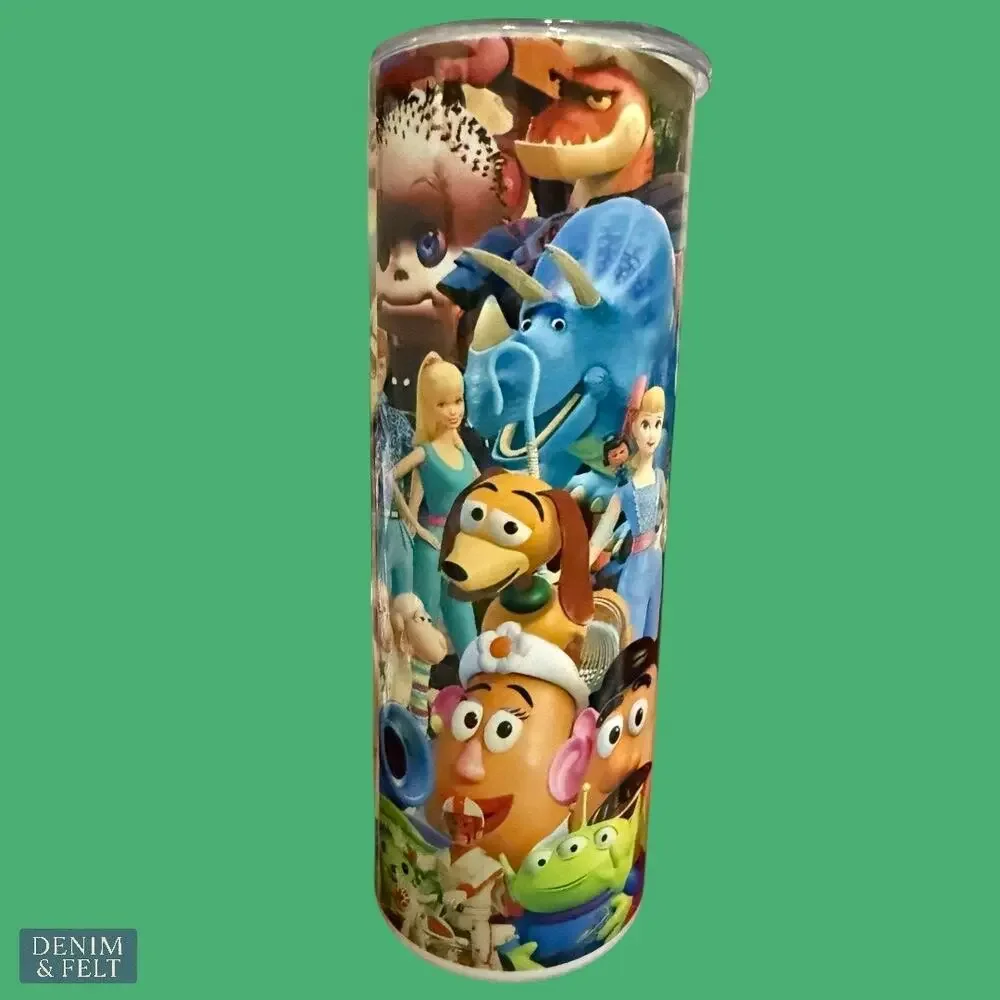 Toy Story Characters Pixar 20oz Tumbler Stainless Steel Insulated‎ Cup NEW